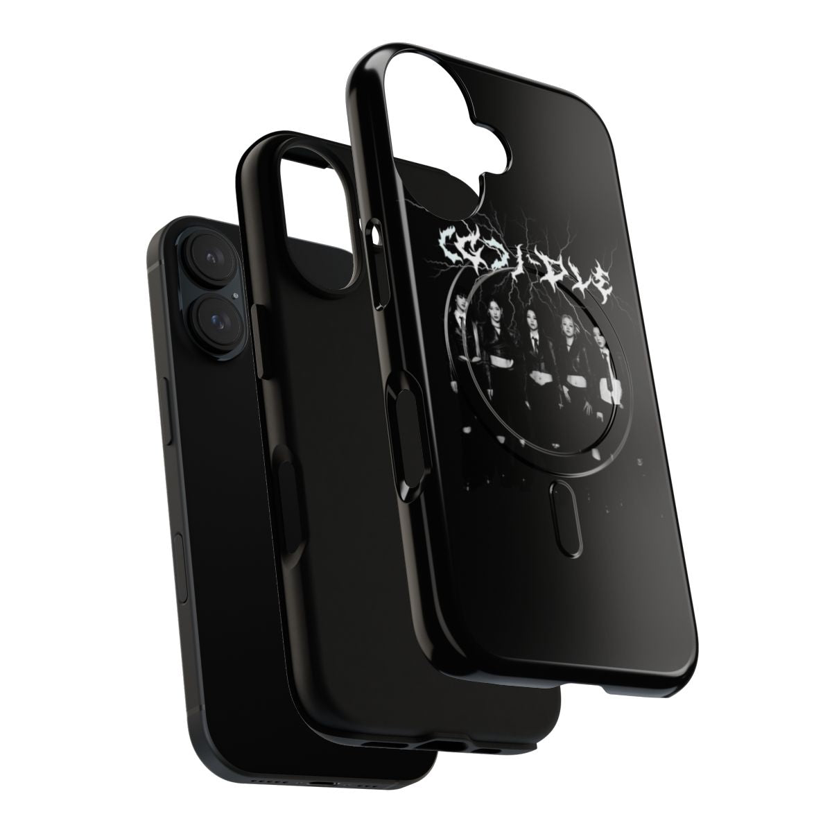 Magnetic protective phone case featuring the K-pop group (G)I-DLE - Layers