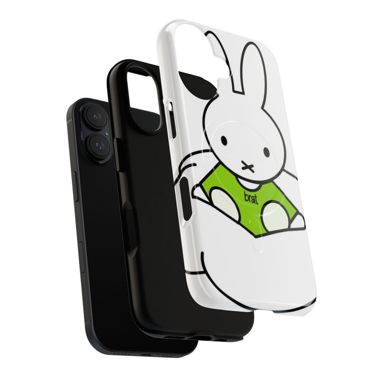 Brat-inspired Miffy-themed magnetic tough phone case - Layers