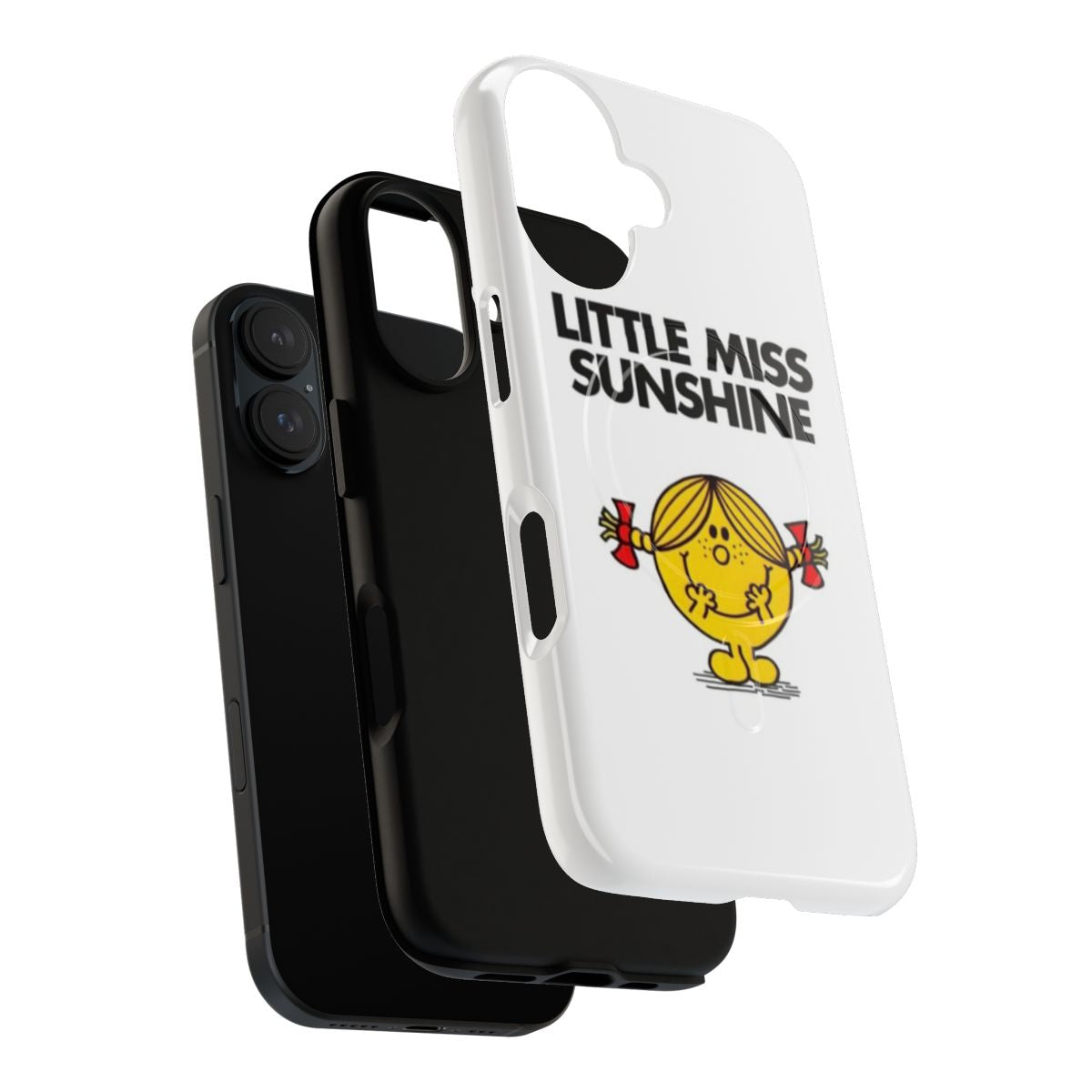 Colorful and cheerful "Little Miss Sunshine" inspired magnetic tough phone case - Layers