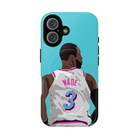 Magnetic Tough Phone Case featuring Dwyane Wade's iconic design