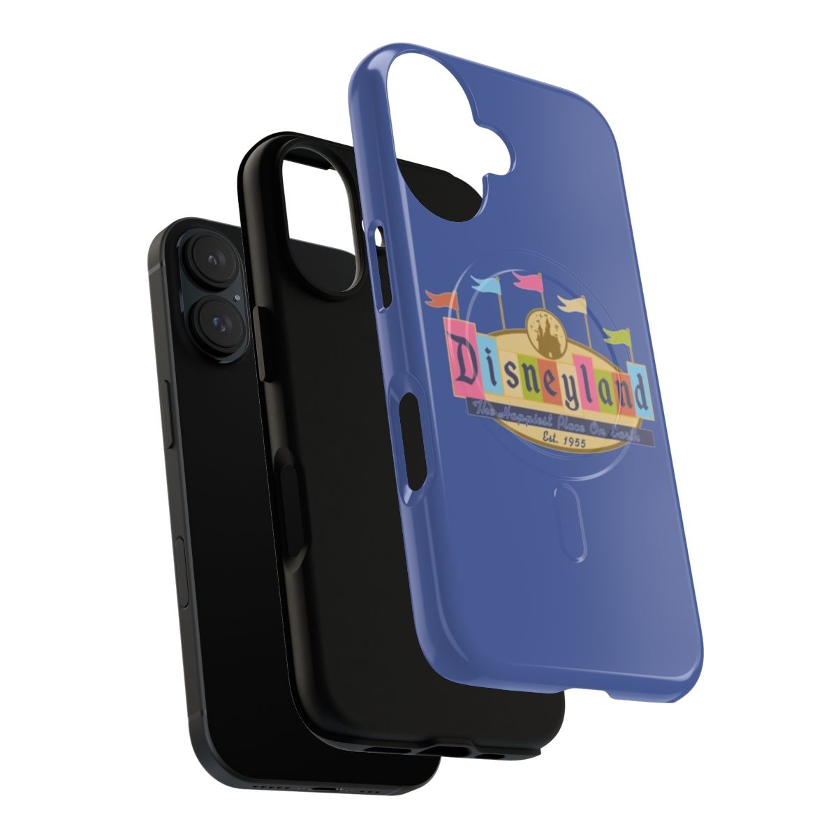 Colorful and whimsical Disney-inspired phone case with a magnetic closure - Layers