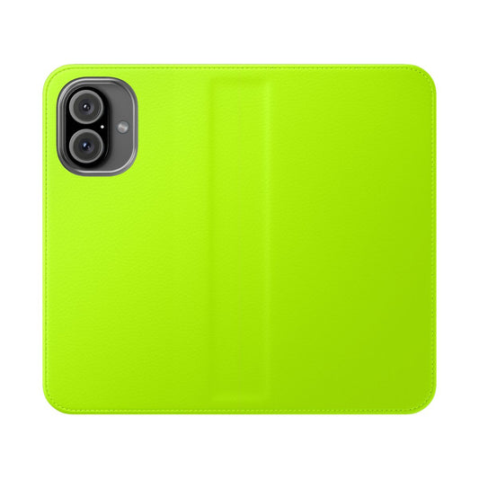 Vibrant solid neon green phone case cover