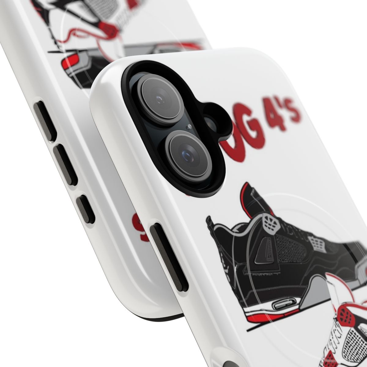 Air Jordan 4 inspired magnetic tough phone case - Detail