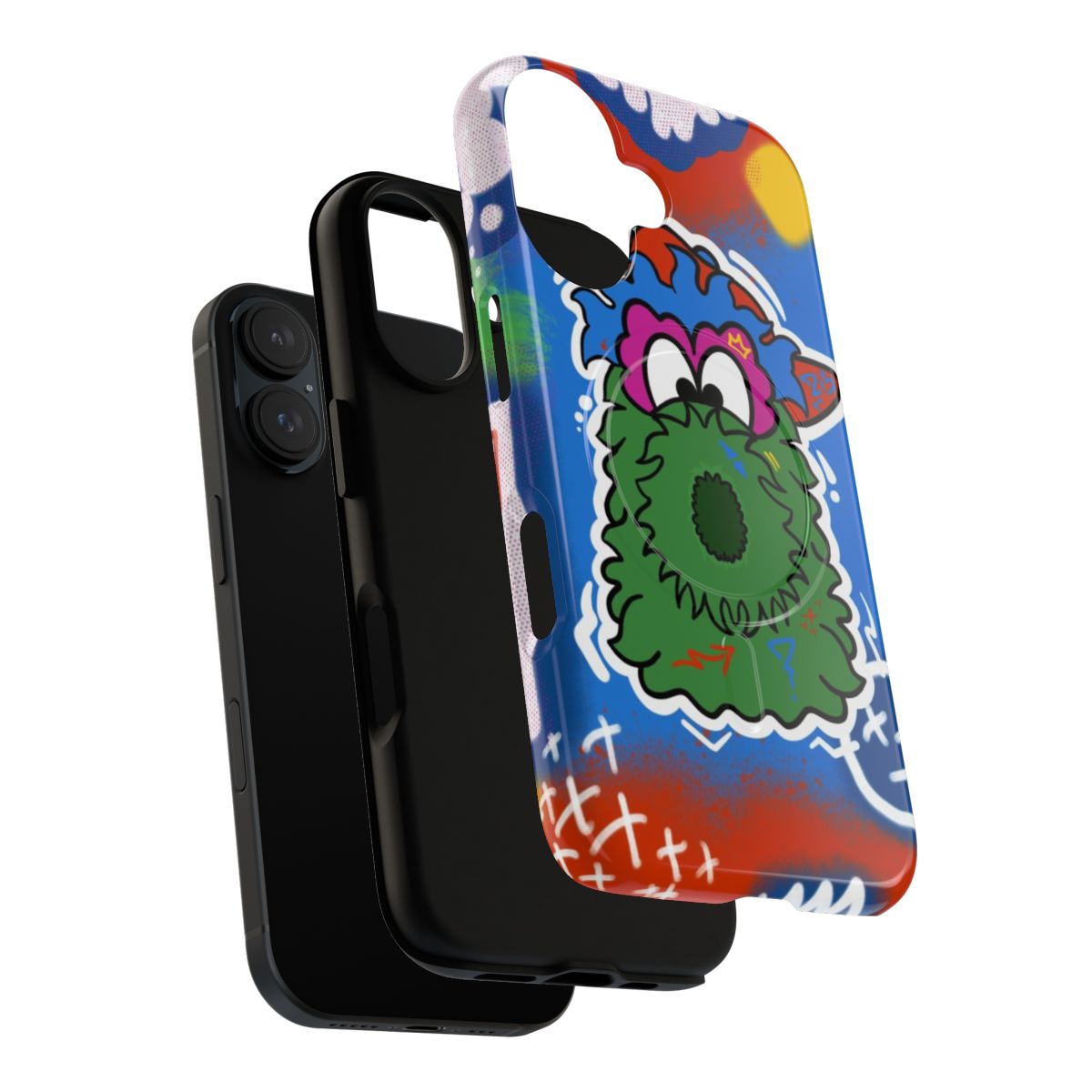 Phanatic graffiti-style phone case for Philadelphia Phillies fans - Layers