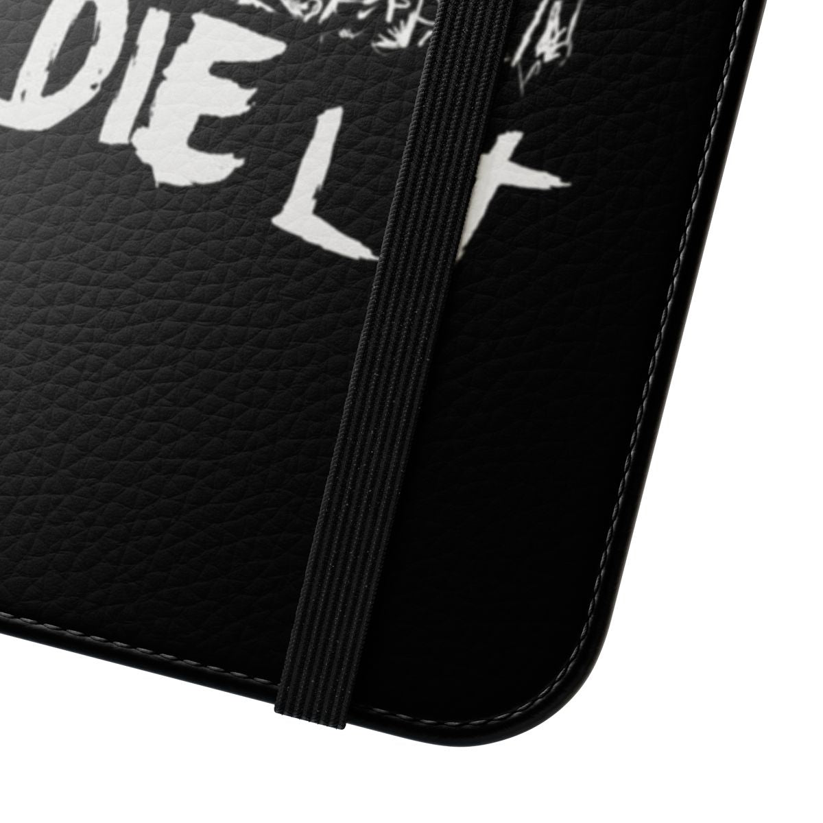 Stylish Playboi Carti-inspired custom phone case with "Die Lit" design - Close Up