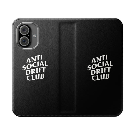 Anti Social Drift Club Flip Cover Phone Case