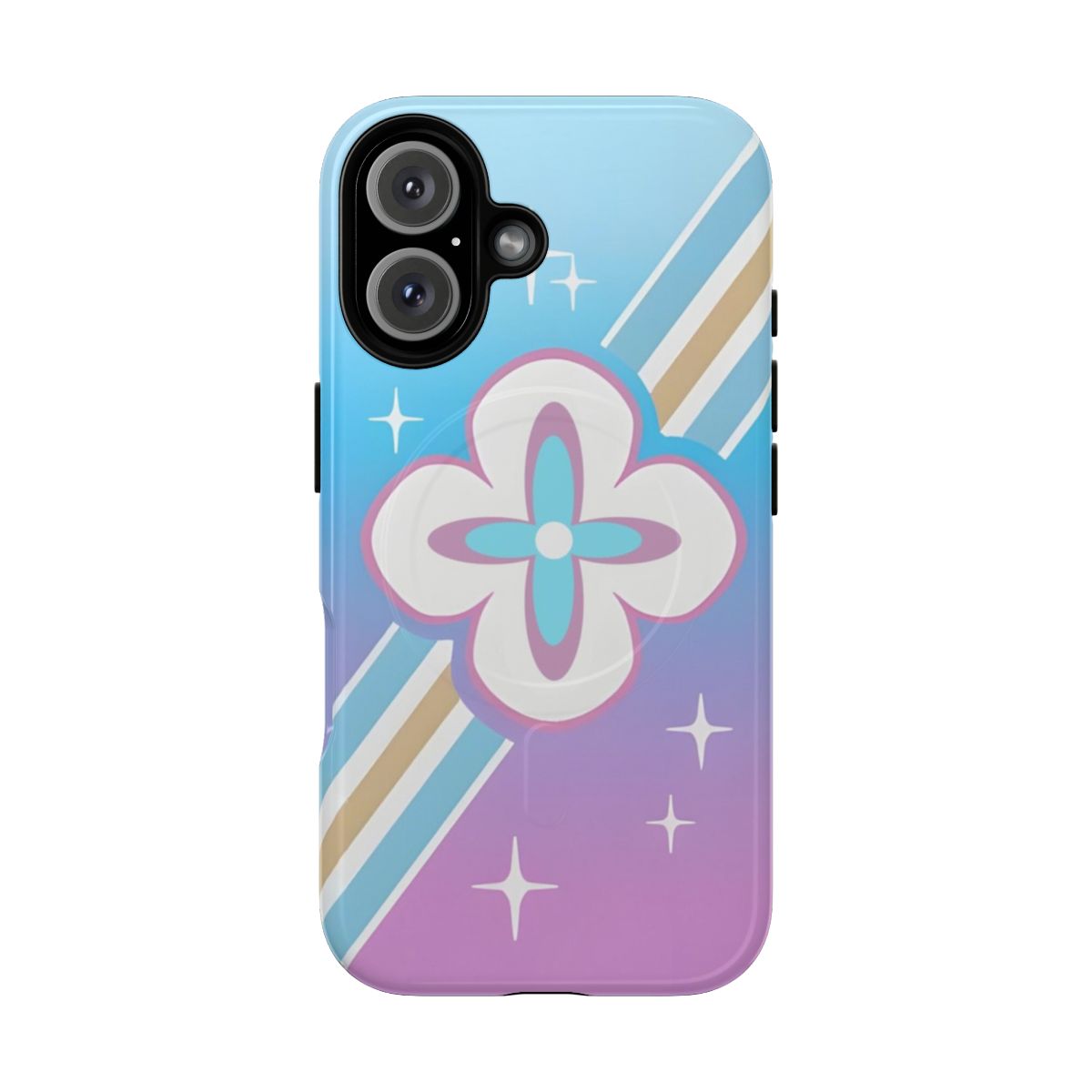 Honkai Star Rail inspired magnetic tough phone case with March 7th design