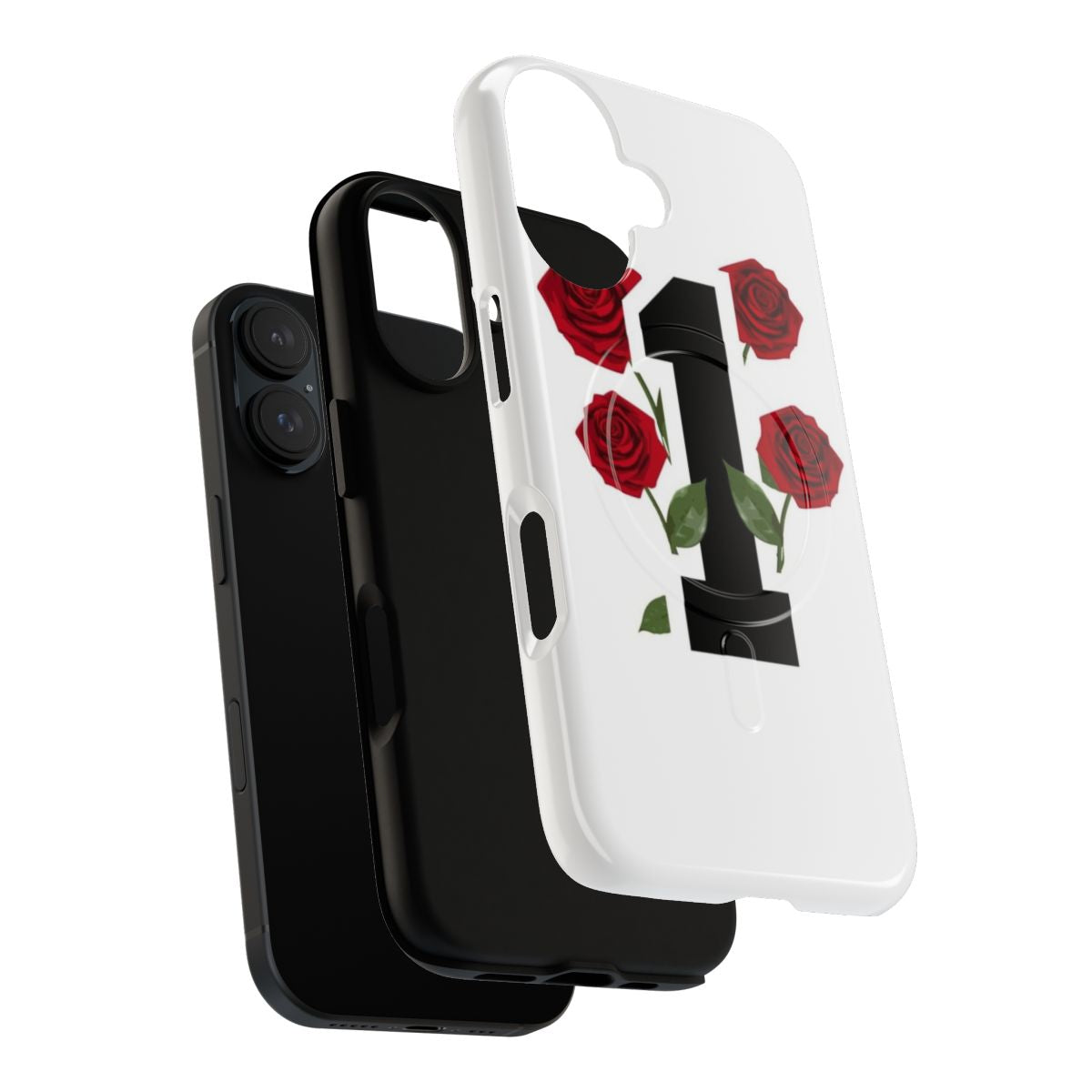 A phone case featuring a rose design, perfect for Derrick Rose and basketball fans. - Layers