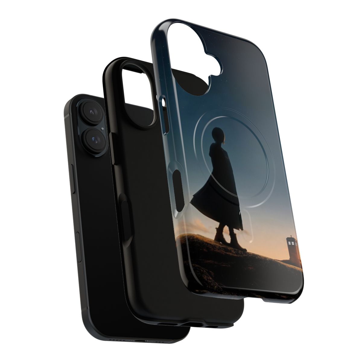 Magnetic tough phone case featuring the 13th Doctor from Doctor Who Series 11 - Layers