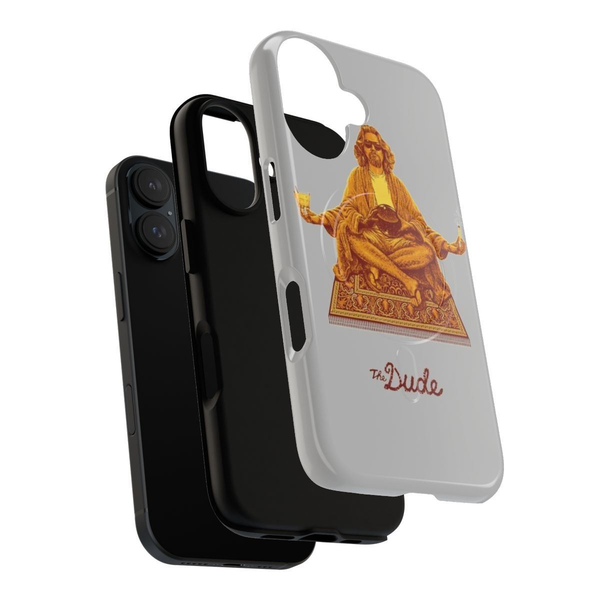 Magnetic tough phone case featuring a design inspired by the film The Big Lebowski - Layers