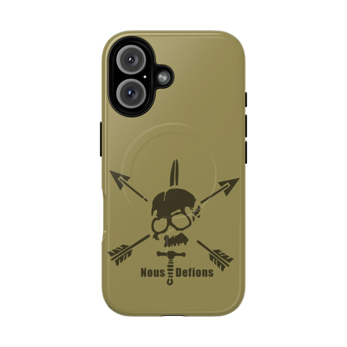 Defiant military-inspired magnetic tough phone case