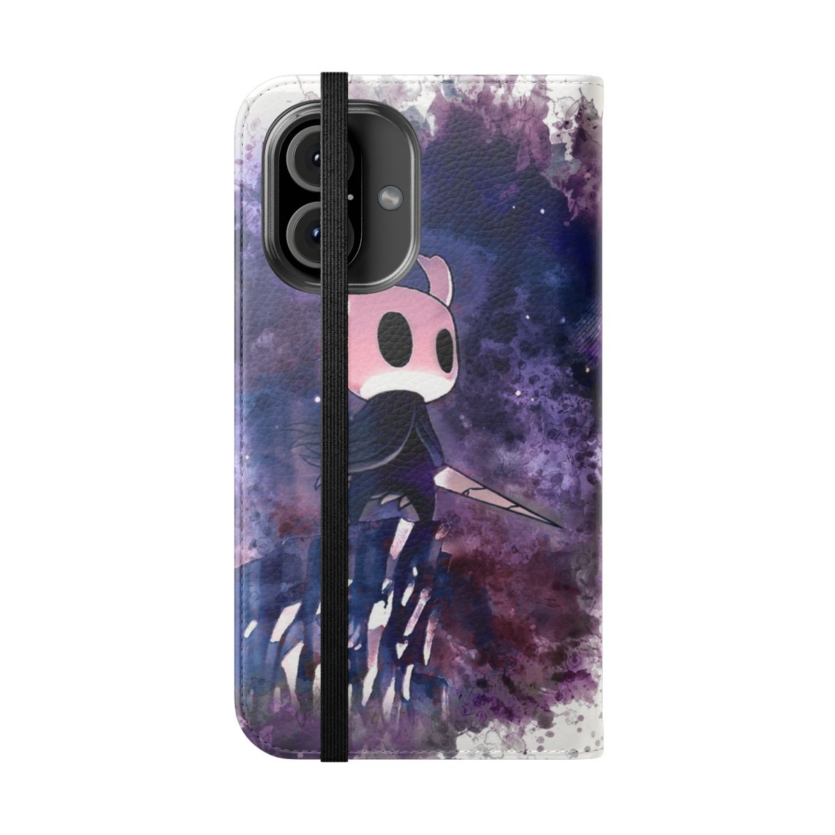 Hollow Knight themed flip cover phone case - Folded Front