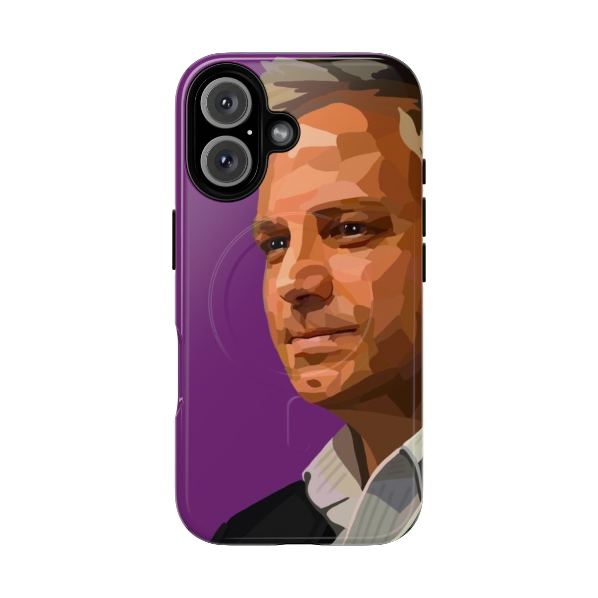 Magnetic phone case featuring an image of Brett Sutton, the Chief Health Officer of Victoria, Australia