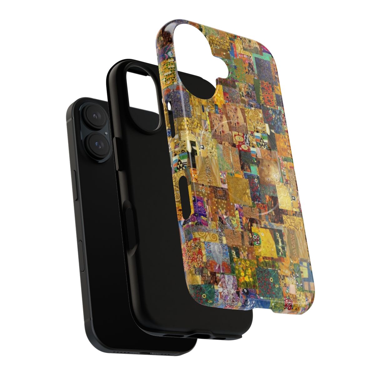 Phone case featuring a Gustav Klimt art design - Layers