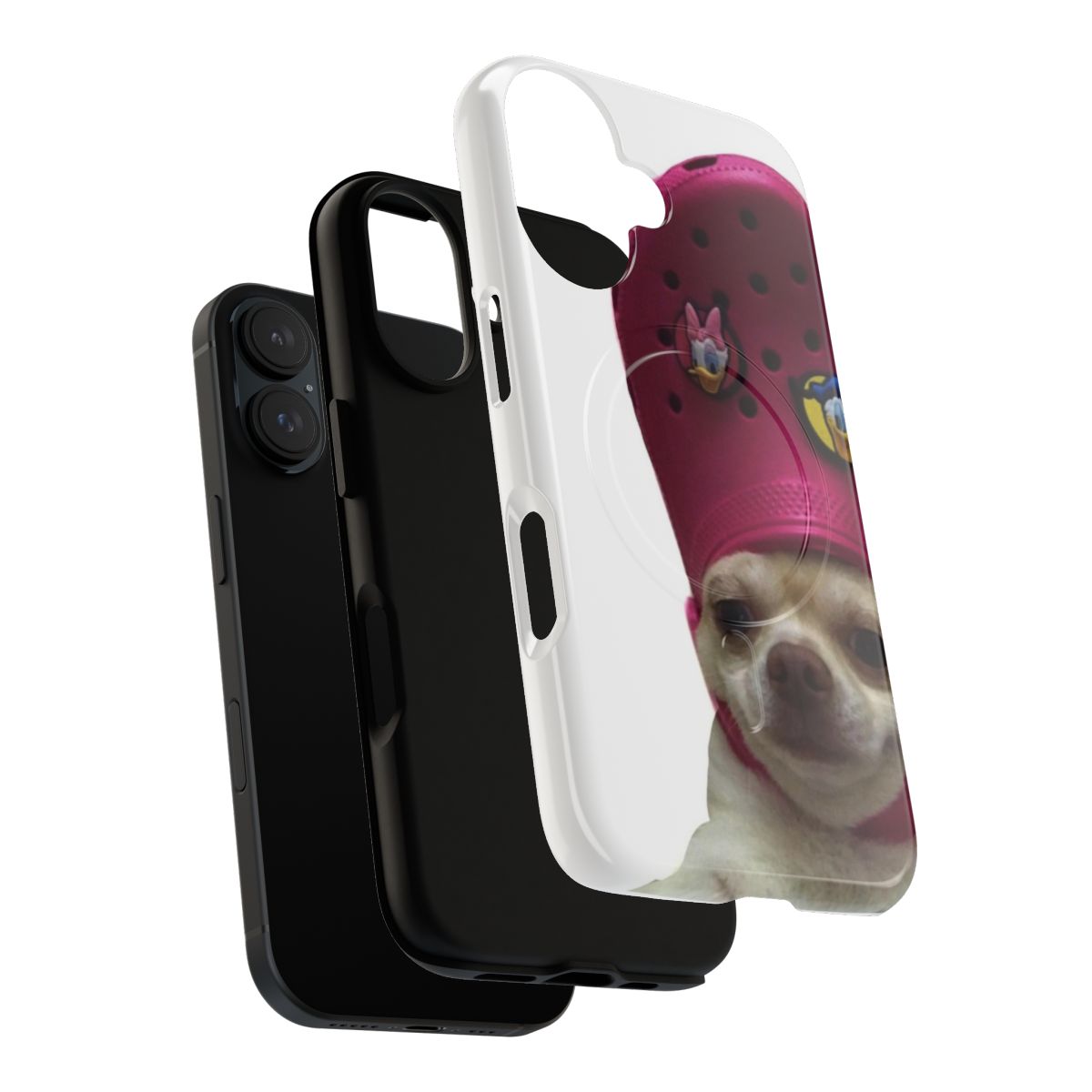 Croc dog themed phone case with a tough and protective design - Layers