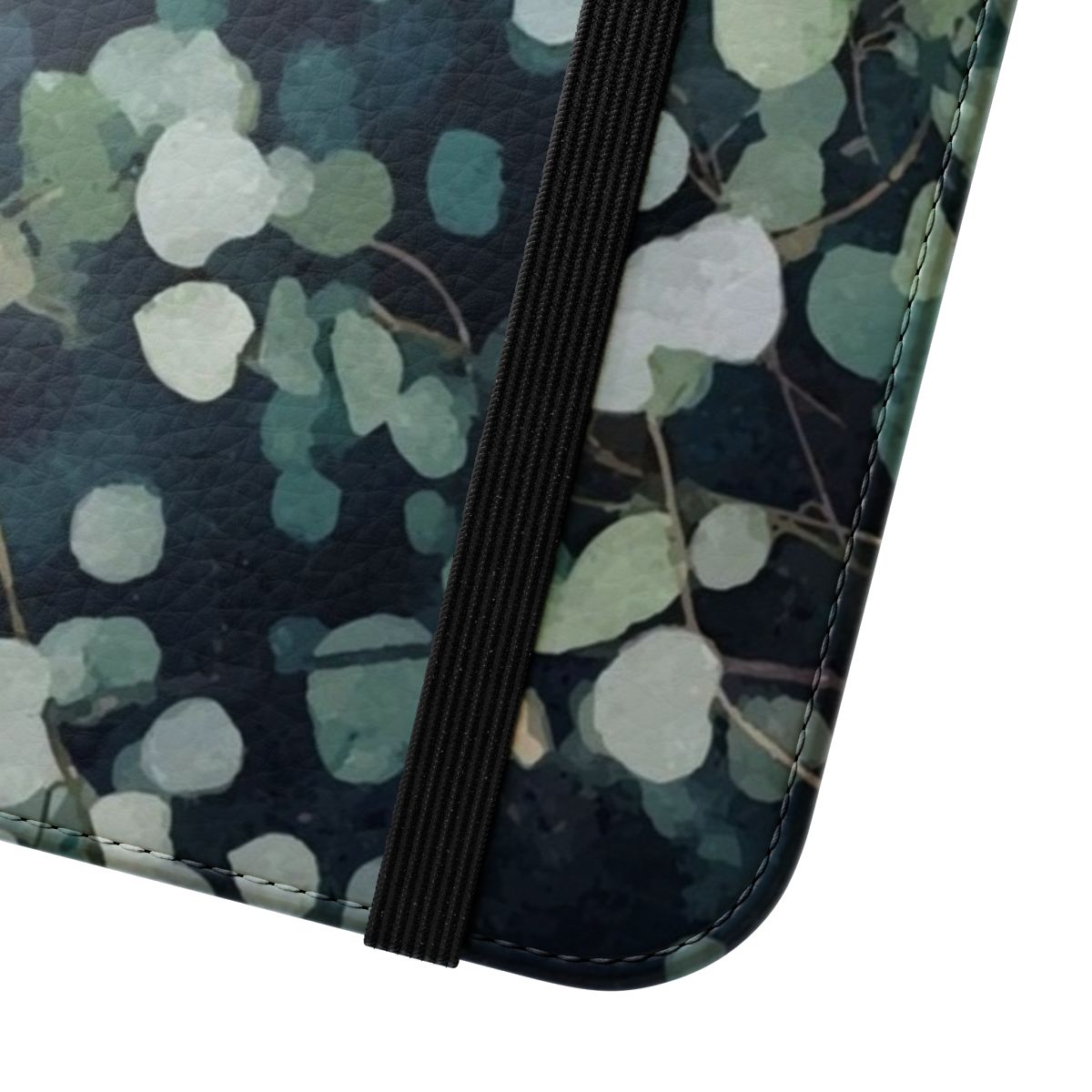 A colorful floral phone case with nature-inspired design - Close Up