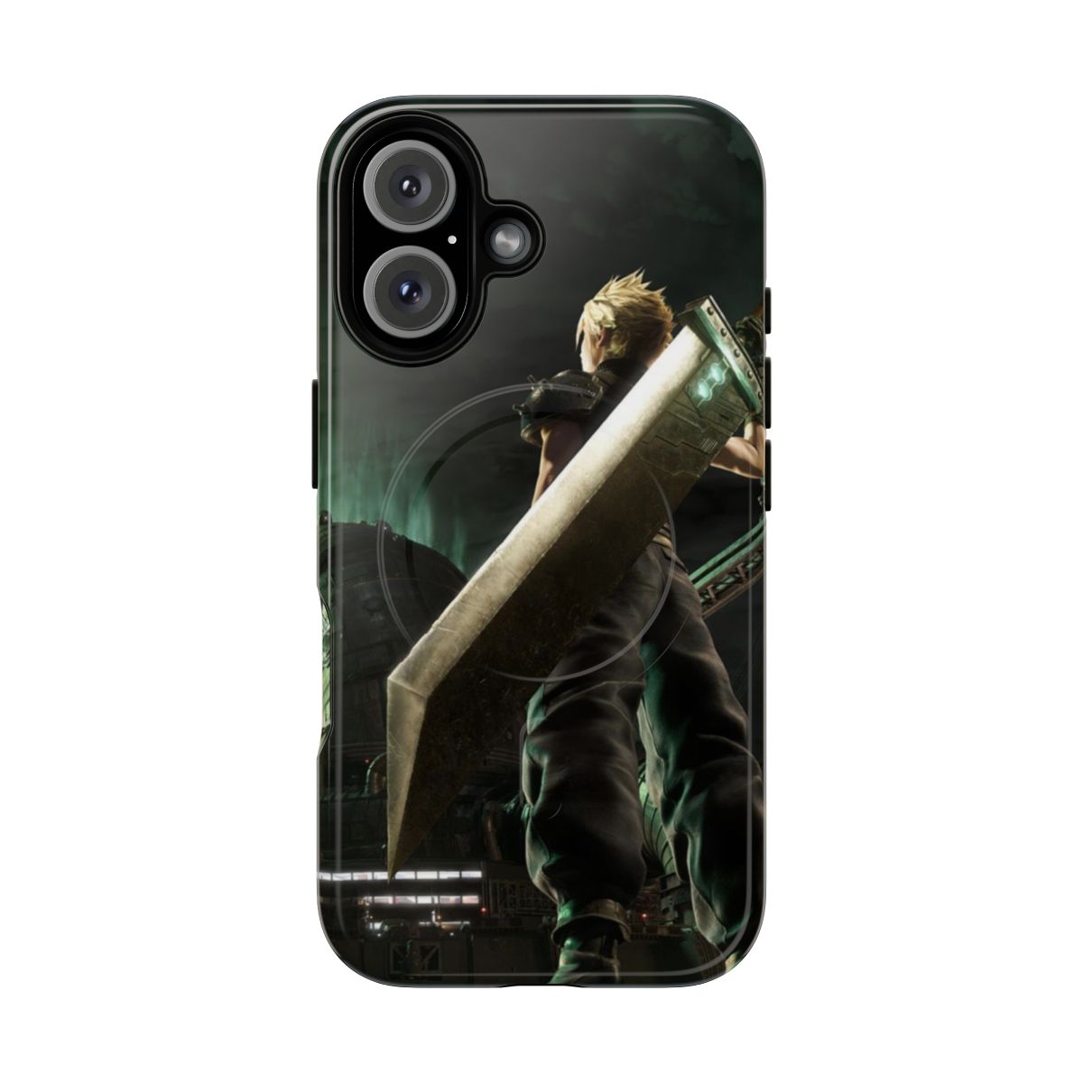 Cloud Strife versus ShinRa Magnetic Tough Case for Final Fantasy VII Fans