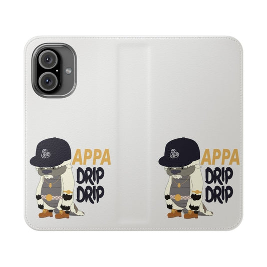 Colorful flip phone case featuring the beloved character Appa from Avatar: The Last Airbender