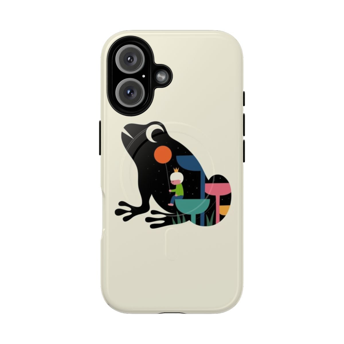 Whimsical magnetic tough phone cases featuring a variety of cute and nature-inspired designs.