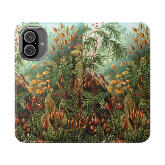 Vintage decorative nature painting illustration artwork on a flip cover phone case