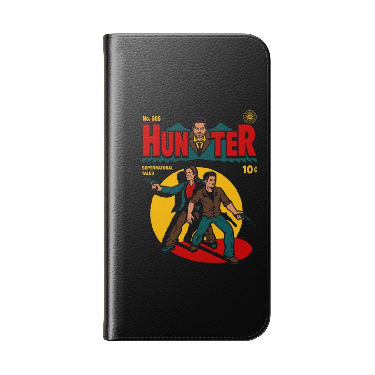 Supernatural-inspired comic book-style phone case cover - Folded Back