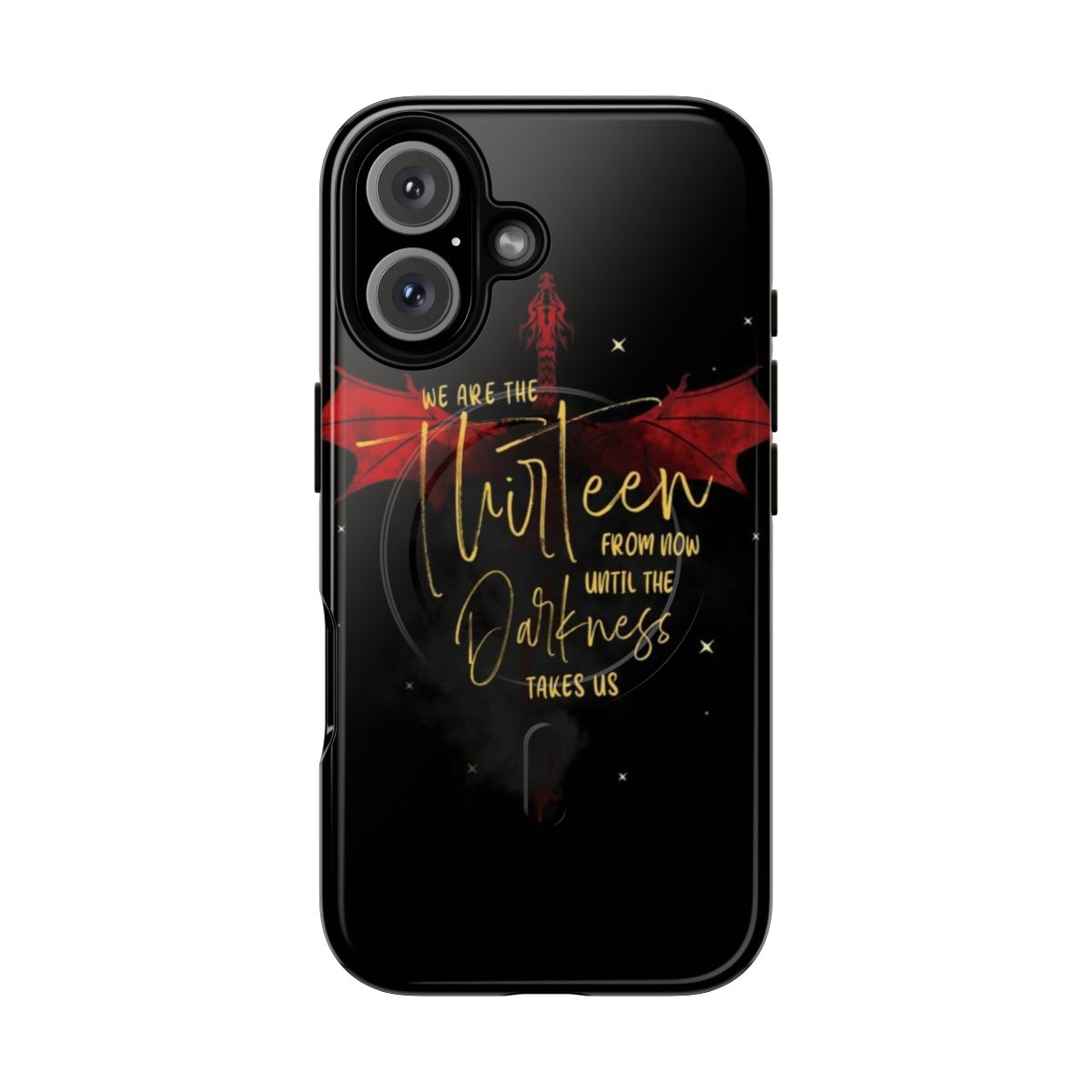 Magnetic Tough Phone Case with Thirteen Design, Perfect for Throne of Glass Readers