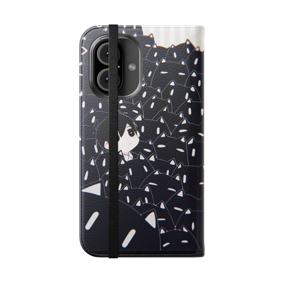 Vibrant Omori-themed phone case with game art - Folded Front