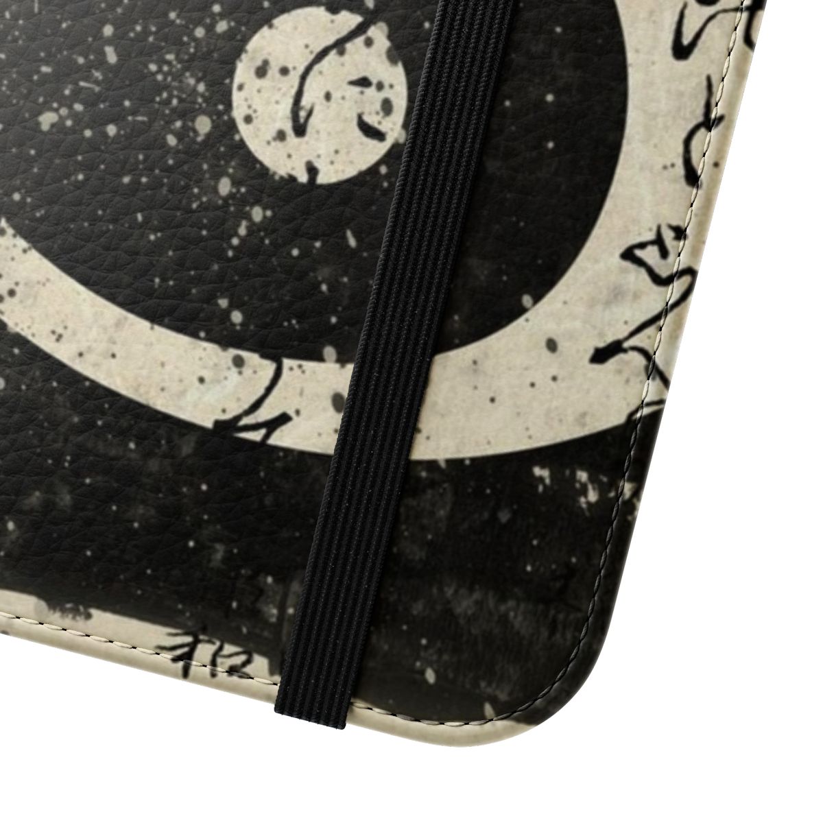 Yin Yang Symbol Flip Cover Phone Case - Close Up