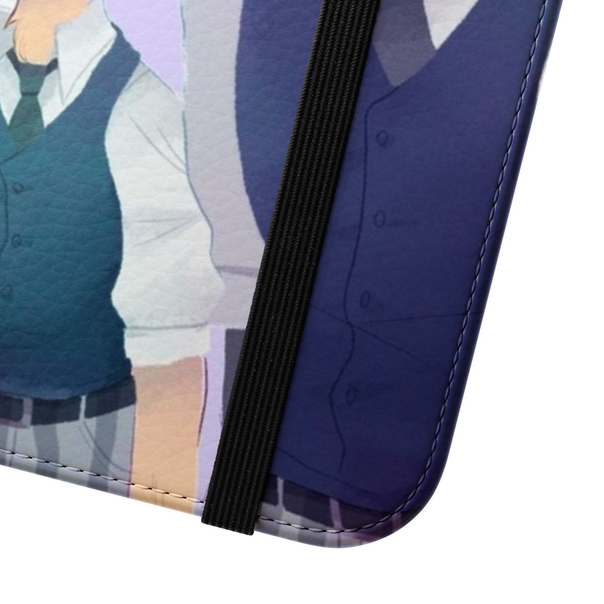 Anime-inspired furry phone case featuring characters from the popular manga/anime series Beastars. - Close Up