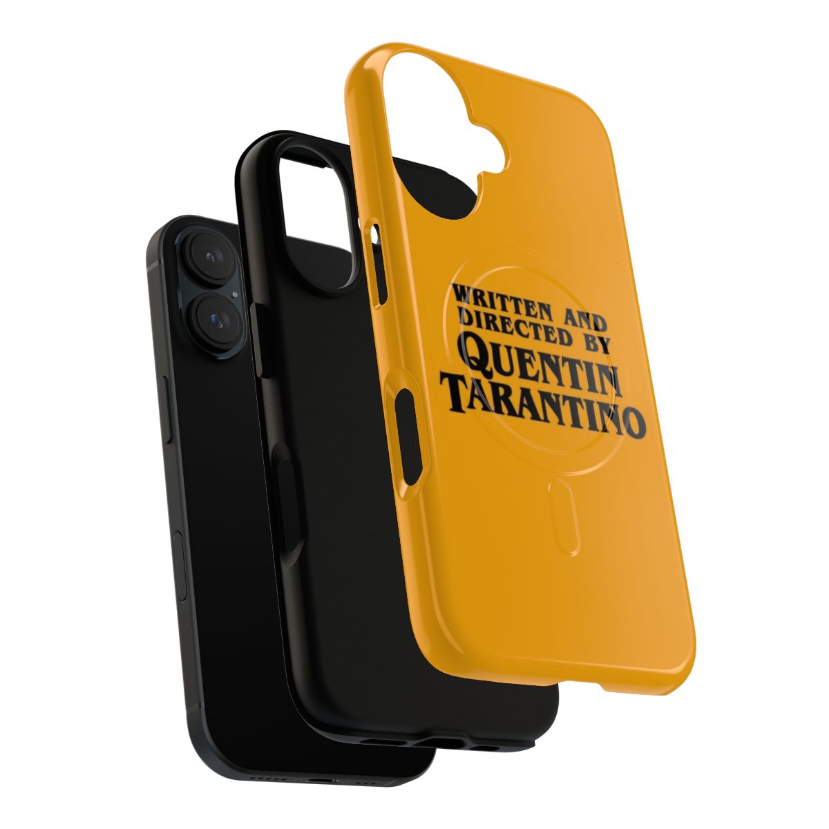 Magnetic tough phone case featuring Tarantino-inspired typography and design - Layers