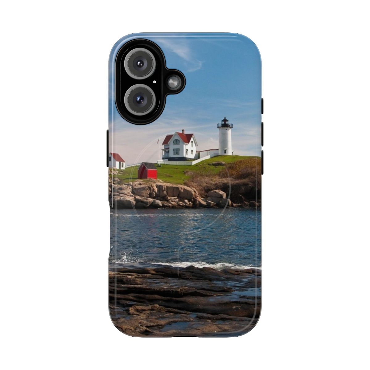 Nubble Light coastal scenery magnetic tough phone case