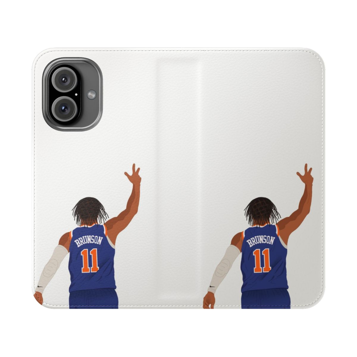 Flip cover phone case featuring Jalen Brunson of the New York Knicks