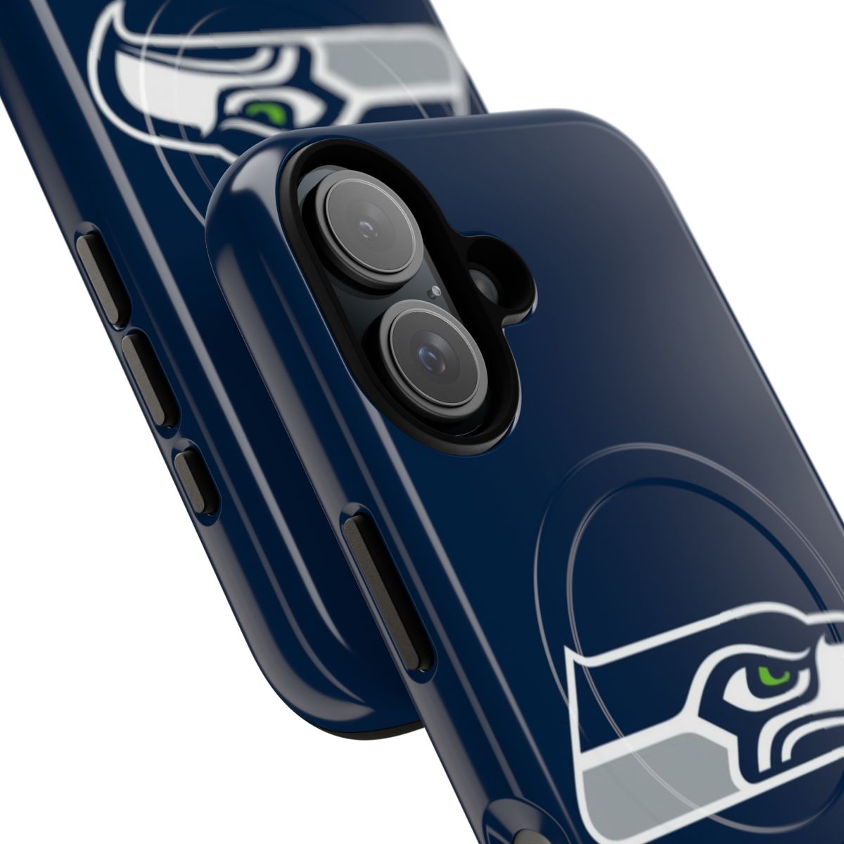 Durable magnetic Seattle Seahawks-inspired phone case - Detail