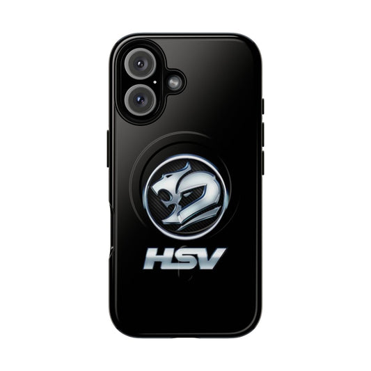 Magnetic carbon fiber phone case for Holden HSV Commodore owners