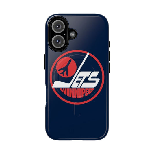 Winnipeg Jets-inspired magnetic tough phone case