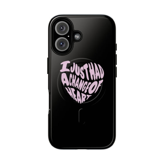 Stylish The 1975 inspired magnetic tough phone case in light pink color