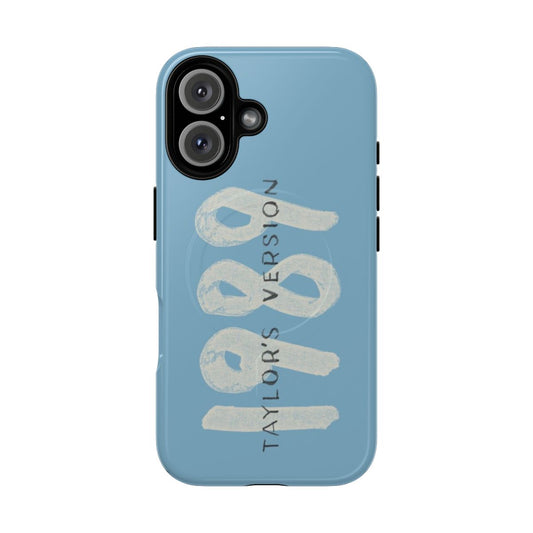 A stylish and durable magnetic phone case featuring the album art from Taylor Swift's '1989' album