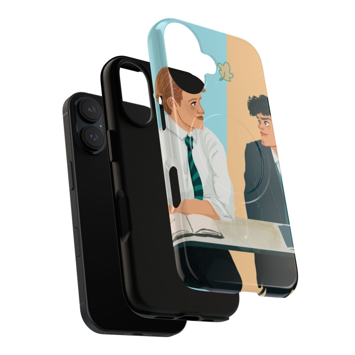 Heartstopper-inspired magnetic phone case with a tough, protective design - Layers