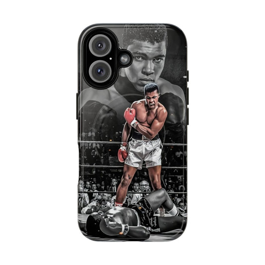 Muhammad Ali boxing-inspired phone case with magnetic tough protection