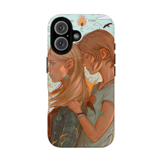 Stylish magnetic tough phone case featuring Chloe Price and Rachel Amber from the game Life is Strange