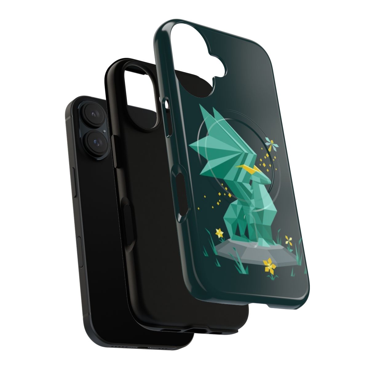 Spyro the Dragon-inspired magnetic tough crystal phone case - Layers