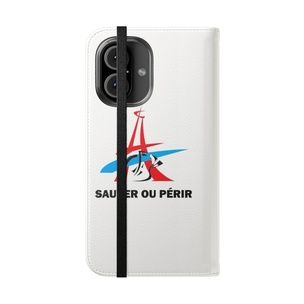 Protective Paris firefighter phone case with BSPP logo - Folded Front