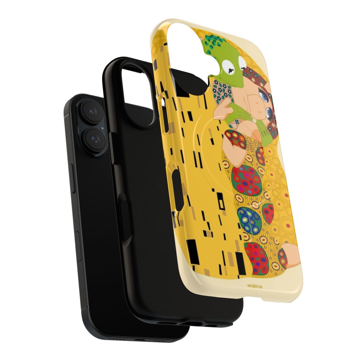 Klimt-inspired Muppets artwork on a magnetic phone case - Layers