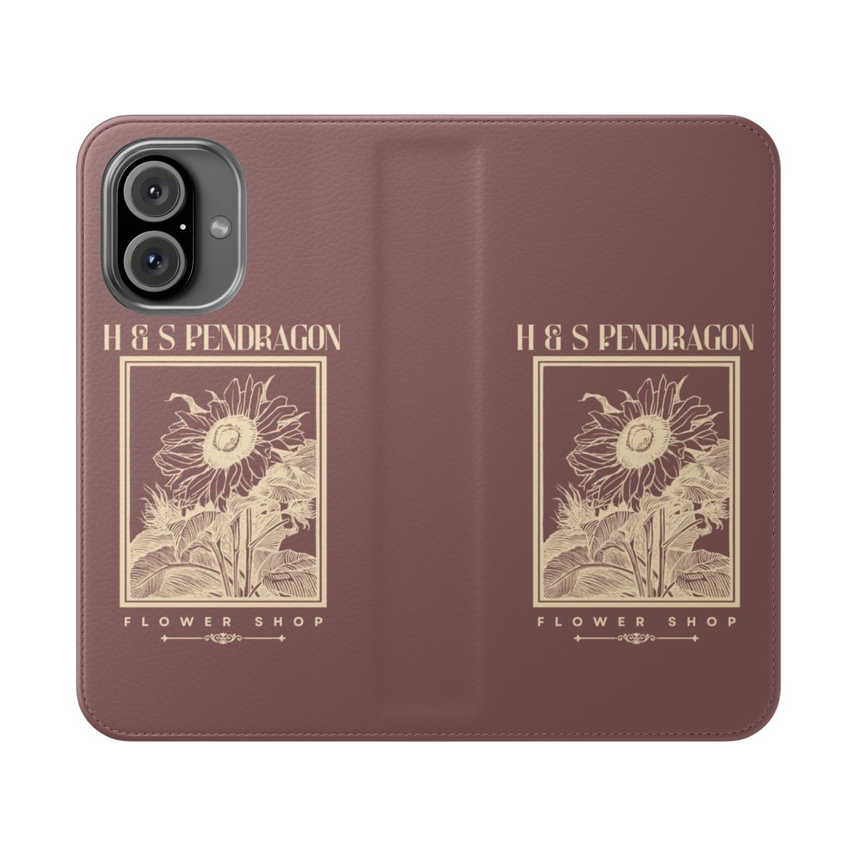 Pendragon Flower Shop Inspired Flip Cover Phone Case