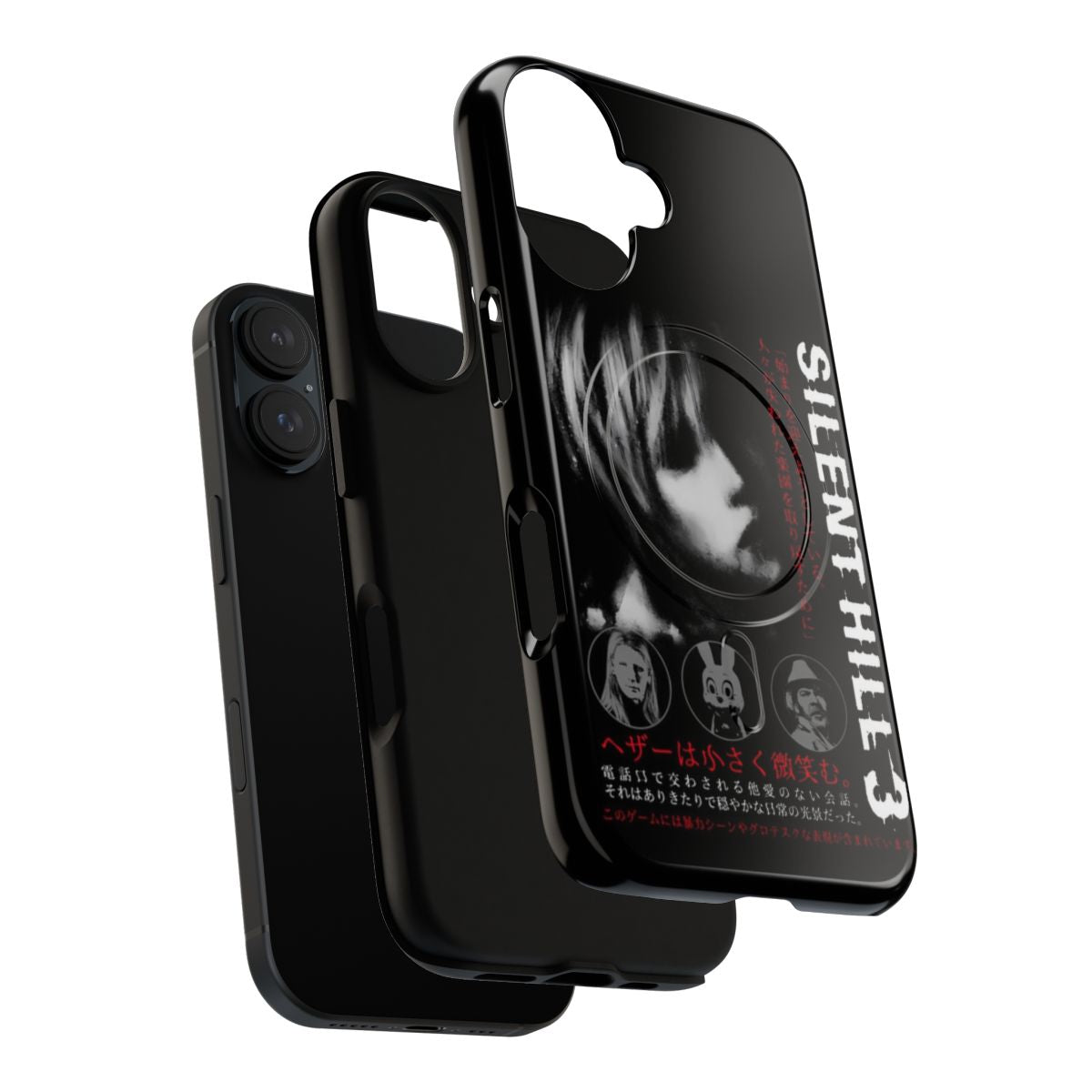 Magnetic phone case with Silent Hill Heather Mason design - Layers