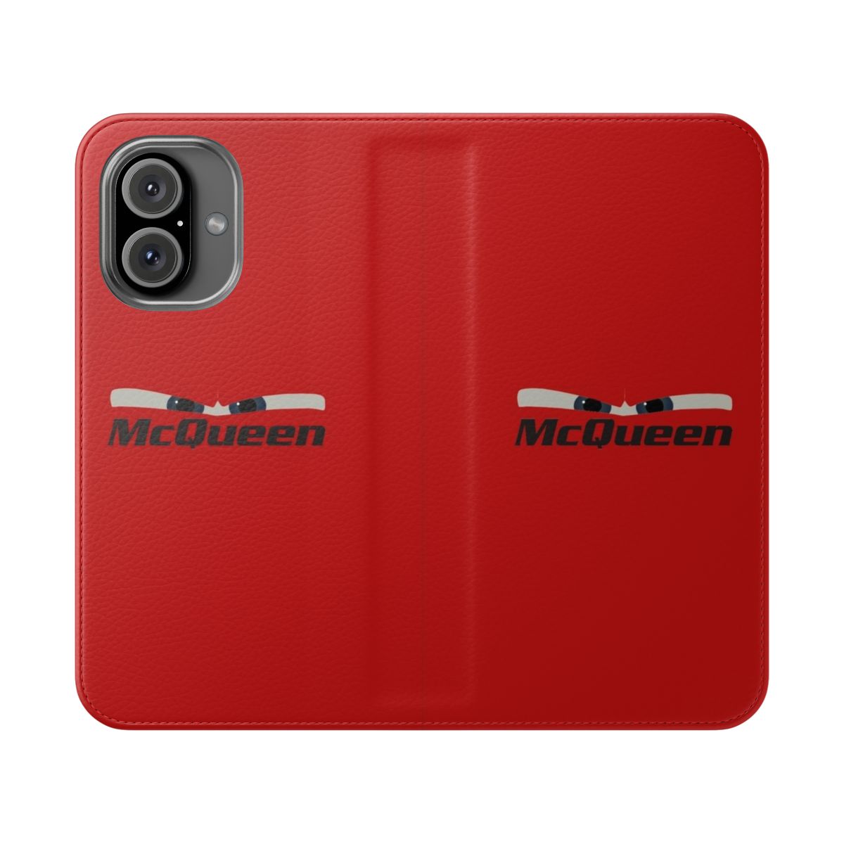 Animated Cars Film-Inspired Flip Phone Case with Lightning McQueen and Other Characters