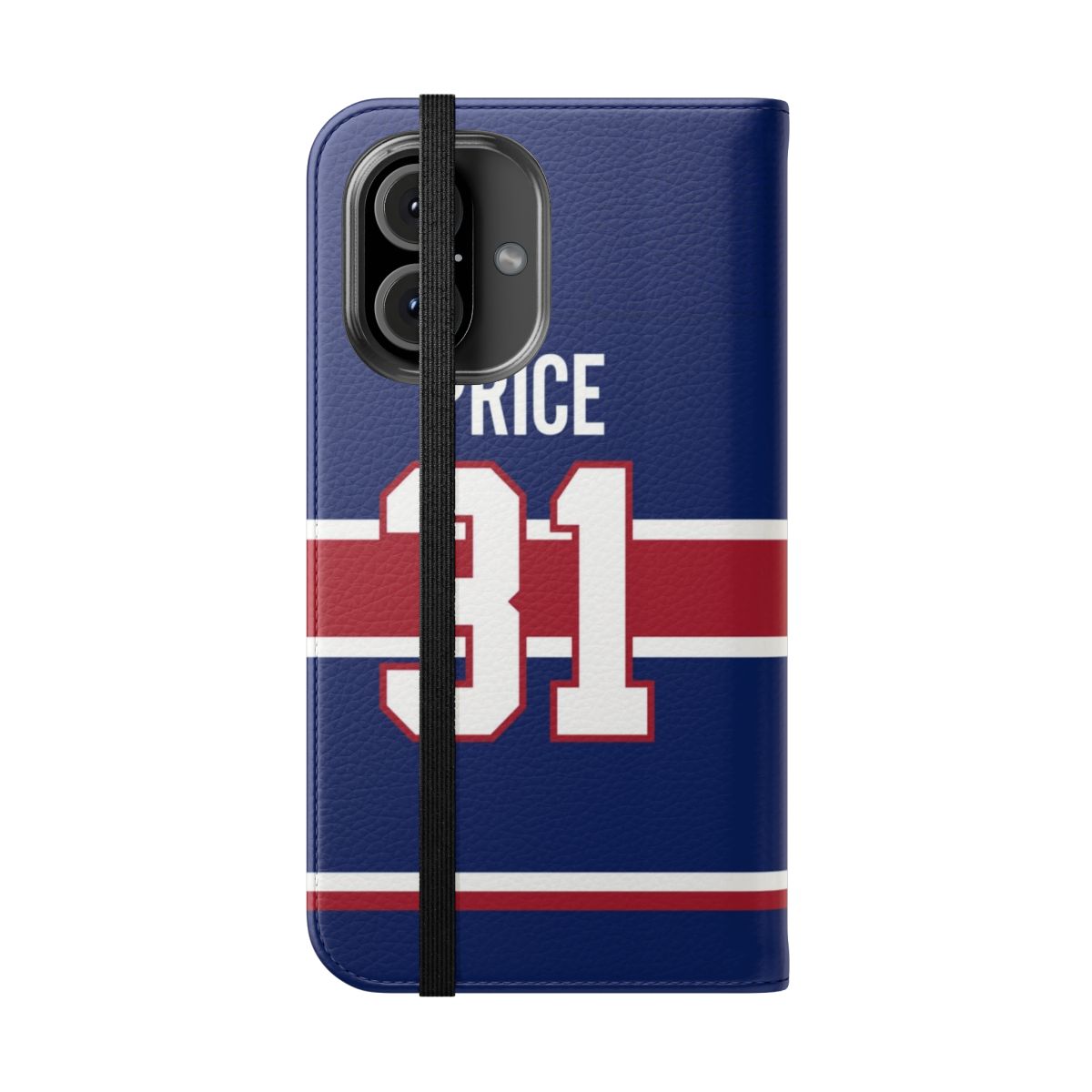 Montreal Canadiens-inspired Carey Price flip cover phone case - Folded Front