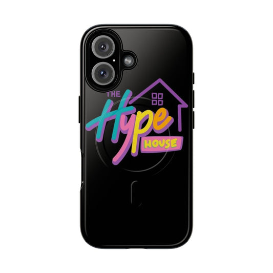 Durable phone case with images of Hype House and TikTok stars