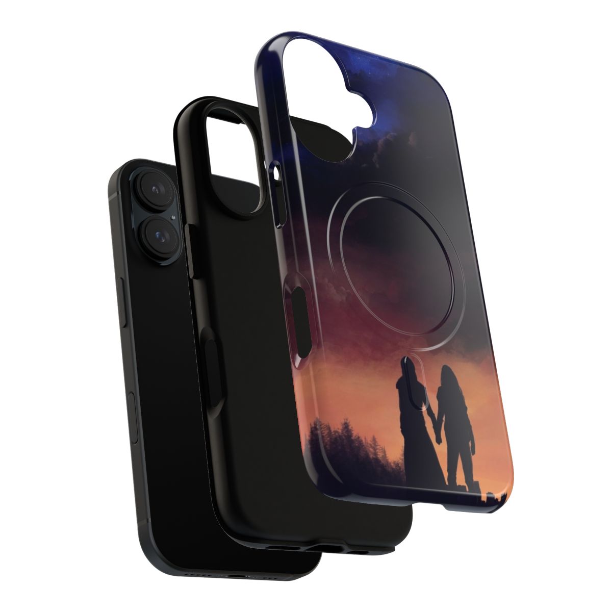 Magnetic tough phone case featuring sci-fi inspired design from The 100 TV series - Layers