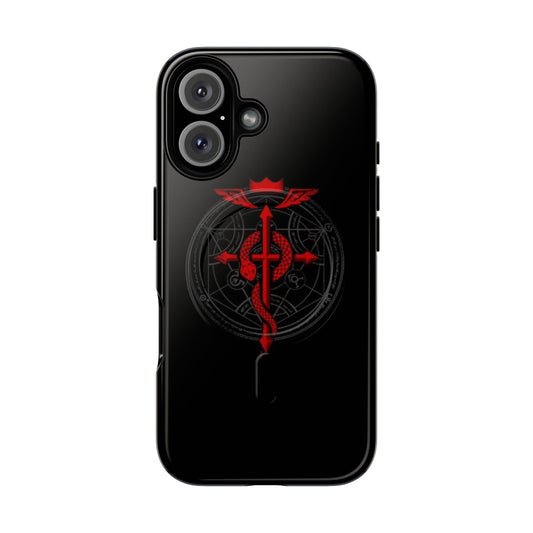 Alchemist-Inspired Magnetic Tough Phone Case with Fullmetal Alchemist Symbols